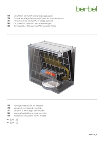 Operating Instructions Recirculated air filter permalyt® BUR 150